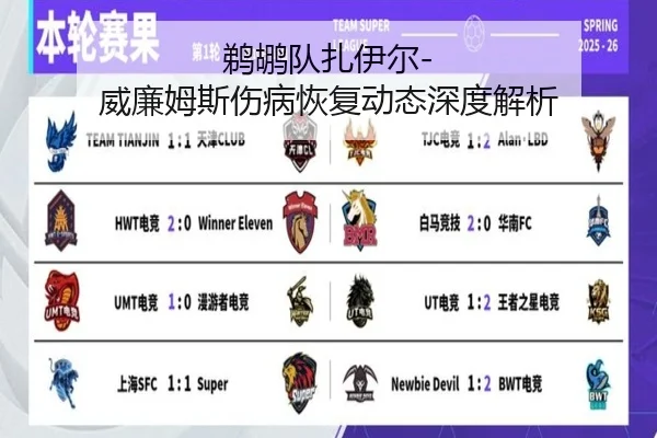 鹈鹕队扎伊尔-威廉姆斯伤病恢复动态深度解析